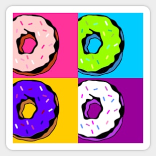 Donut Pop Art Sticker